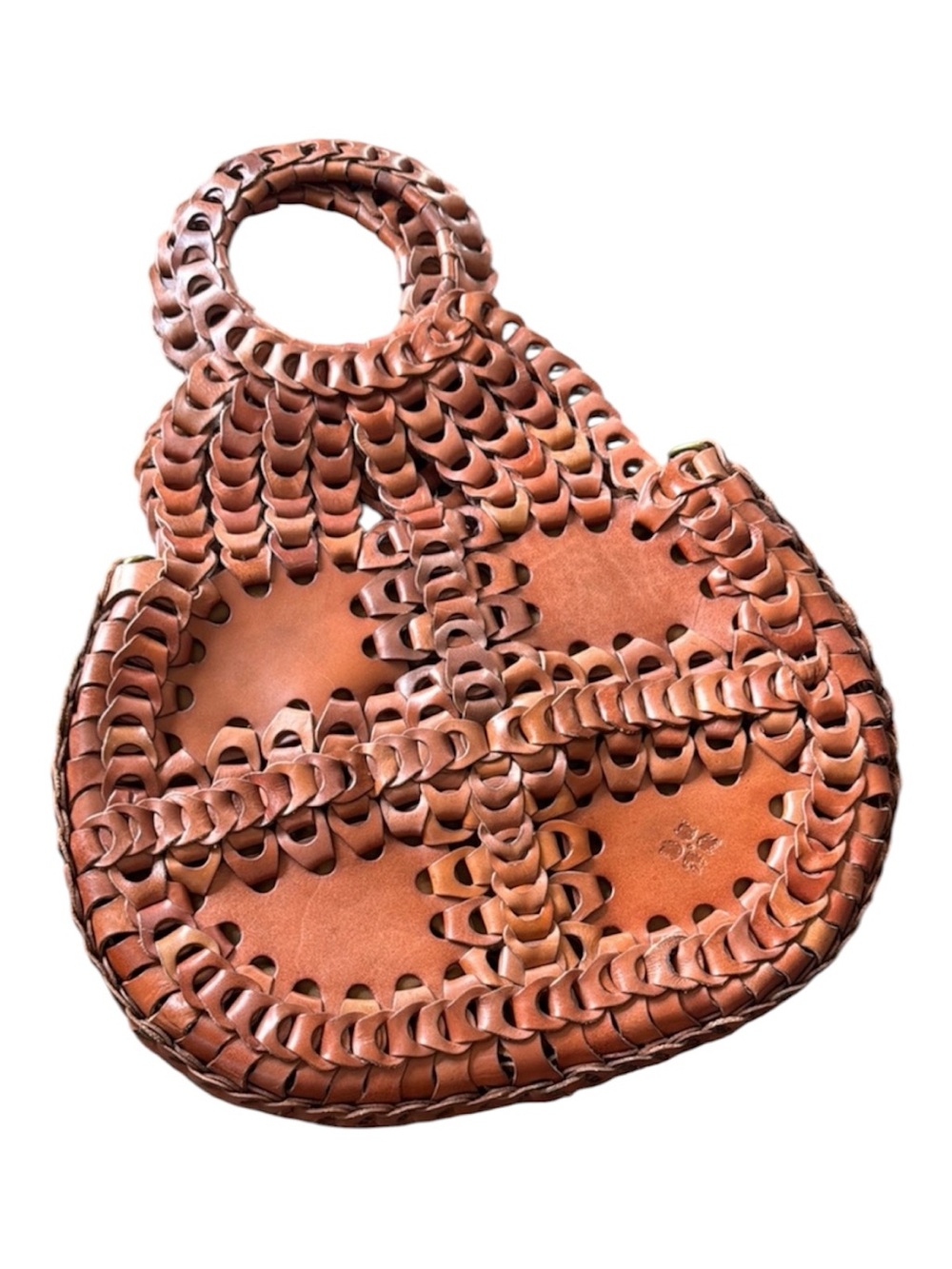 PATRICIA NASH TICCI FLAP-OVER LEATHER CROSSBODY - Picture 2 of 7